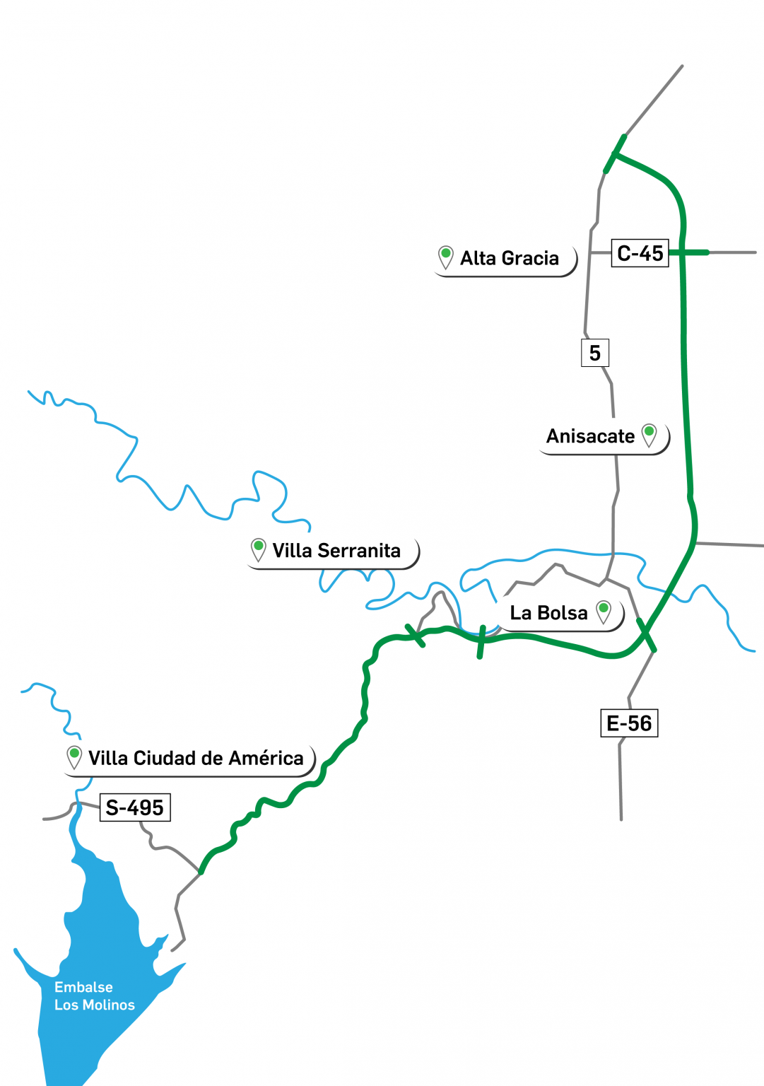 Obras En Ejecuci N Caminos De Las Sierras